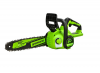 Akumulatorowa pilarka łańcuchowa Greenworks 24V 30 CM GD24CS30K4 zesatw aku 4 AH + ładowarka 